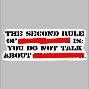 sticker fight club rule