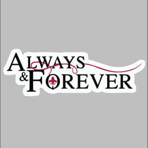 sticker always and forever