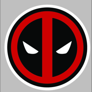sticker deadpool logo