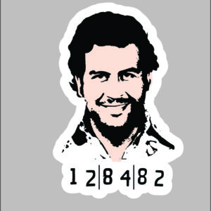 sticker pablo escobar