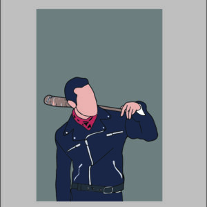 sticker walking dead pin