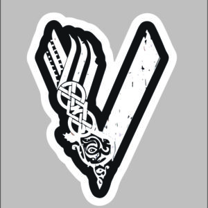 sticker viking icon