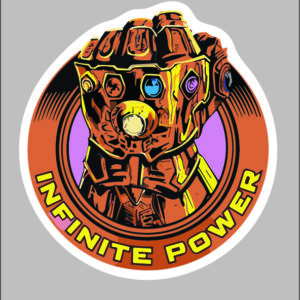 sticker thanos infinite gauntlet