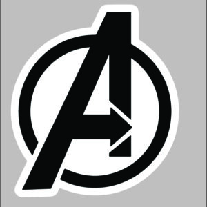 sticker the avengers logo