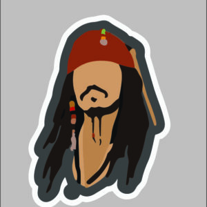 sticker jack sparrow icon