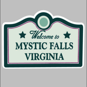 sticker vampire diaries sign