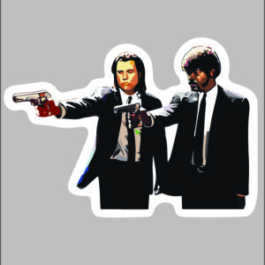 sticker pulp fiction jules/vincent