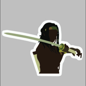 sticker the walking dead icon