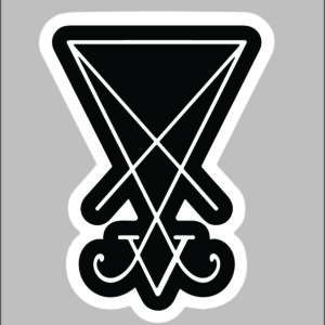 sticker lucifer sigil icon
