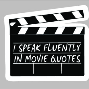 sticker I do speak fluently!!