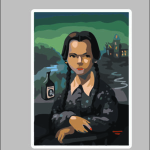 sticker Wednesday adams icon