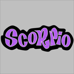 sticker scorpio drak