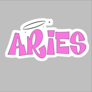 sticker aries