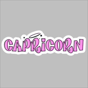 sticker capricorn