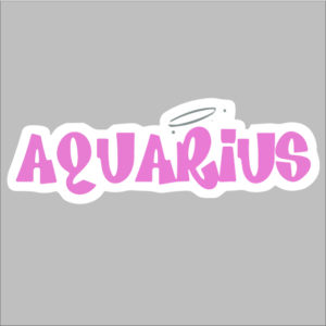 sticker auqarius