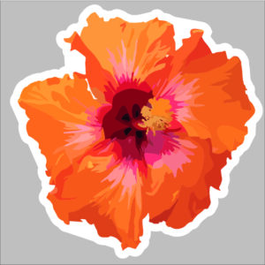 sticker flower