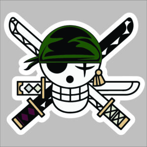 sticker one piece zoro icon