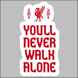 sticker you will never walk alone