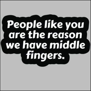 sticker people like you are