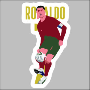 sticker ronaldo dribling