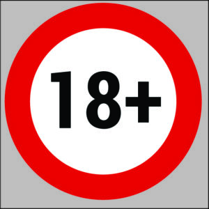 sticker 18+
