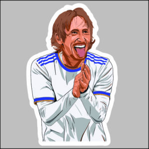 sticker luka modric