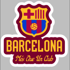 sticker barcelona icon