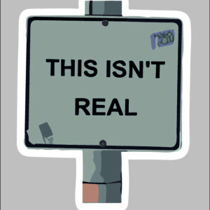 sticker this isnt real