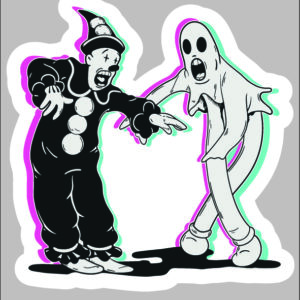 sticker dancing ghost