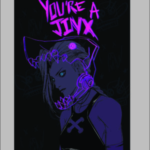 sticker you are  a jinx