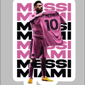 sticker messi 10 3