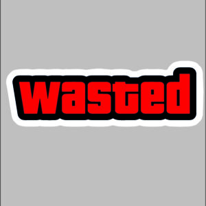 sticker wasted