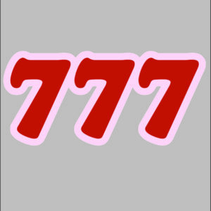 sticker 777/777