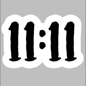 sticker 11:11 time