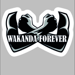 sticker wakanda forever