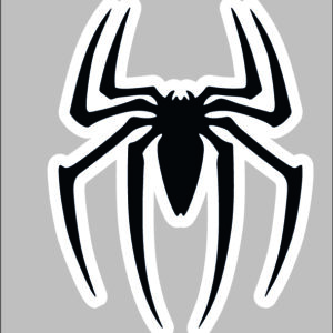 sticker spiderman logo