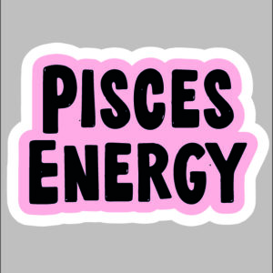 sticker pisces energy