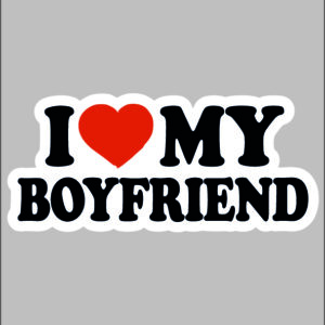 sticker I love my boyfriend