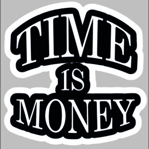 sticker time is money