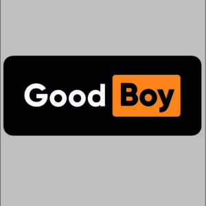 sticker good boy