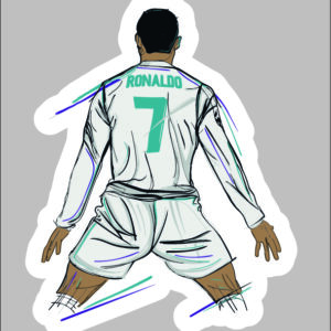 sticker ronaldo 7 2