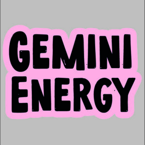 sticker gemini energy