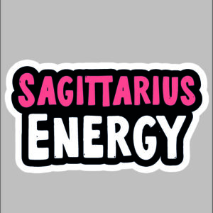 sticker sagittarius energy