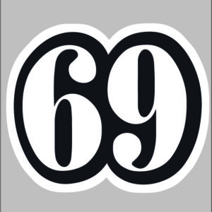 sticker 69 number