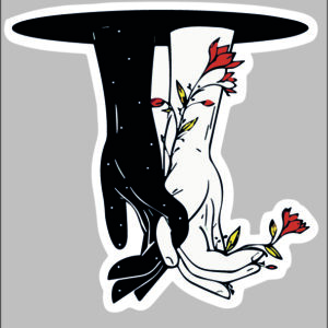 sticker I got black I got white