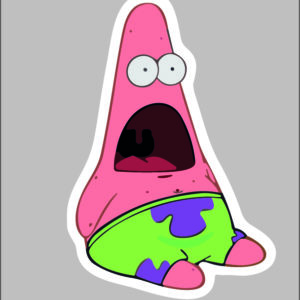 sticker stunned patrick