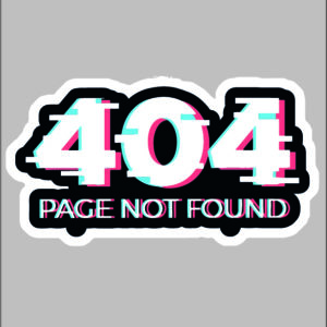 sticker 404 page not found