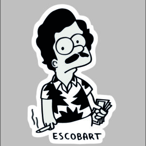 sticker escobart