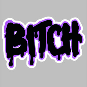 sticker b*tch