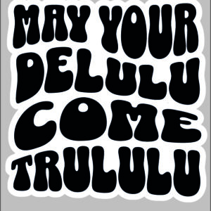sticker delulu trululu